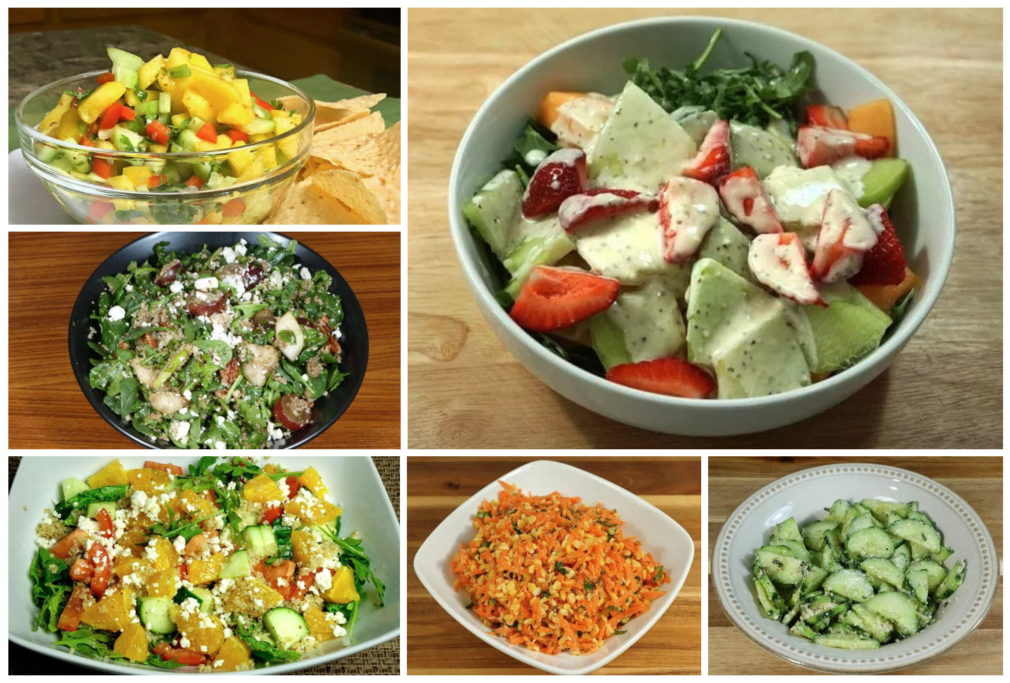 Summer Salads - Manjula's Kitchen - Indian Vegetarian Recipes
