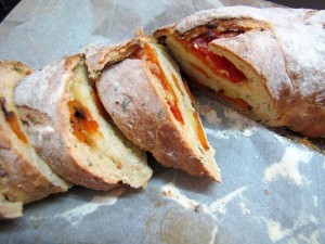 Colorful Antipasti Bread