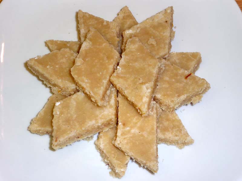 Kaju Burfi (Cashew Fudge)
