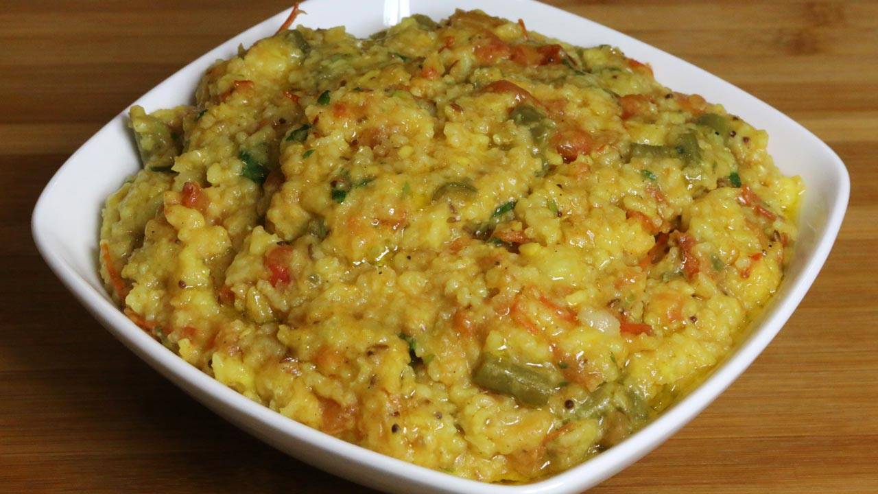 Masala Khichdi (Rice and Moong Dal) Manjula's Kitchen Indian