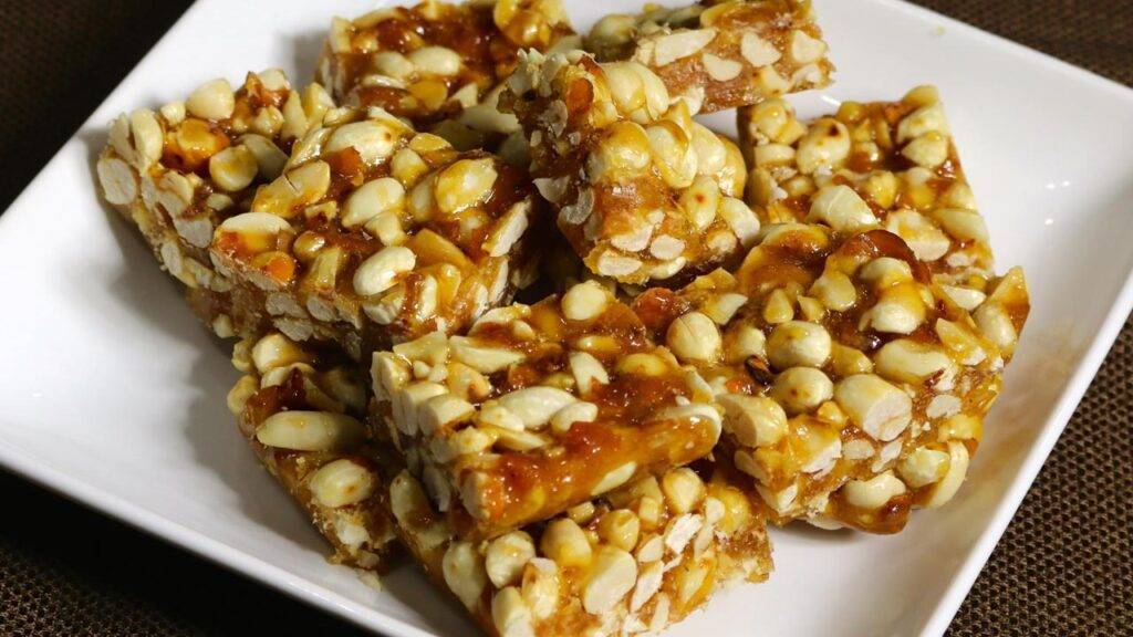 Peanut Chikki Recipe Crunchy Nut Brittle Easy Homemade