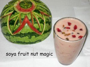 Soya Fruit Nut Magic Smoothie