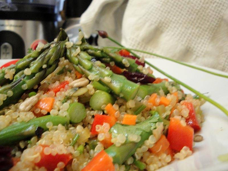 Quinoa Salad Manjula's Kitchen Indian Vegetarian Recipes