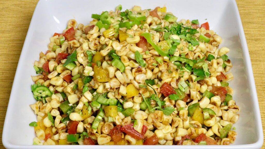 Spicy Corn Chaat Recipe How to Make Sweet Corn Chaat Easily