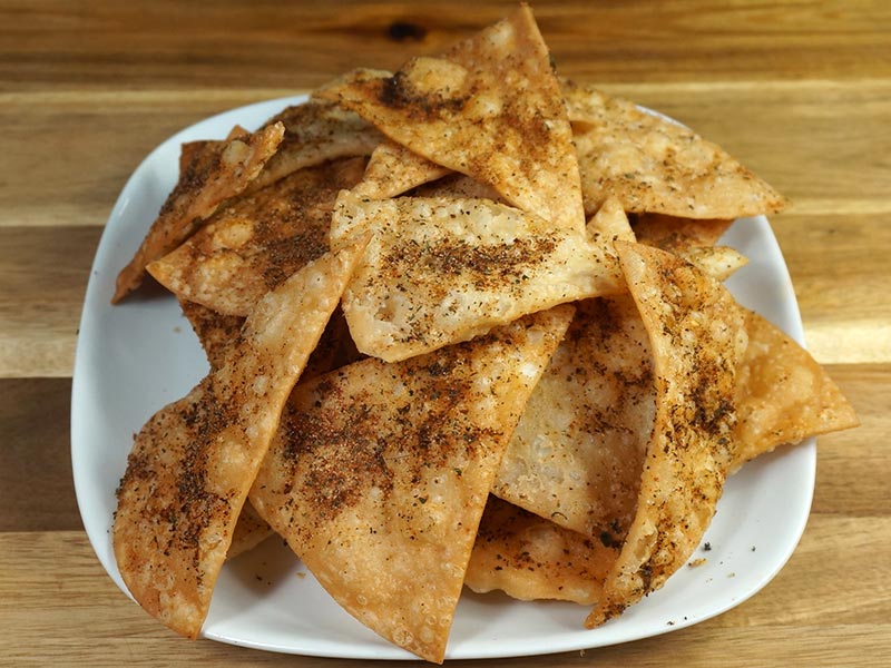 spicy indian chips