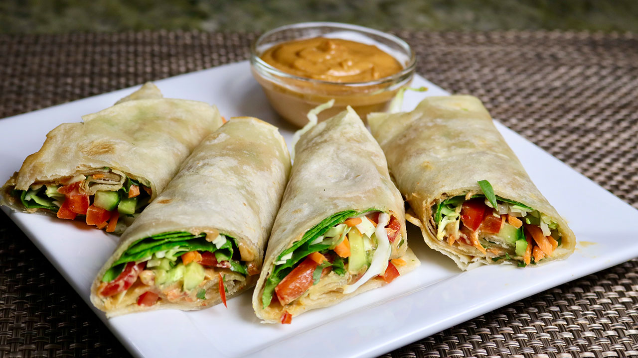 Vegetable Kathi Roll – Frankie - Manjula's Kitchen - Indian Vegetarian  Recipes