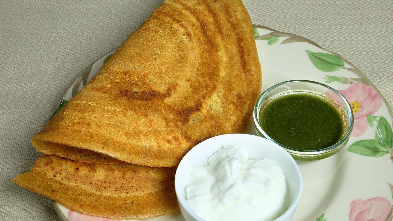 Whole Wheat Dosa (Atta Ka Cheela) Manjula's Kitchen Indian